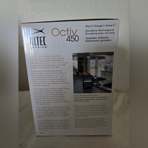 Active 450 speaker and charging dock for iPad, iPhone, iPod perfect gift. - Picture 7 of 8